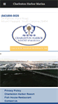 Mobile Screenshot of charlestonharbormarina.com
